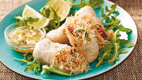 Rouleaux de Printemps Croustillants aux Crevettes et Crabe