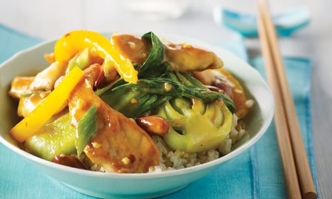 SAUTÉ AUX AMANDES GRILLÉES