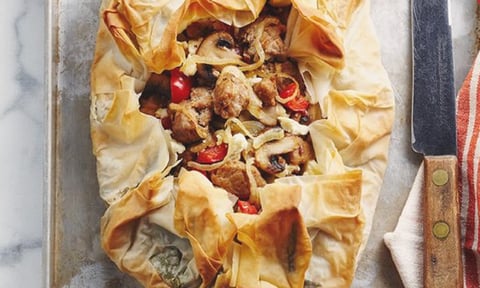 SAVOUREUSE TOURTE AU POULET