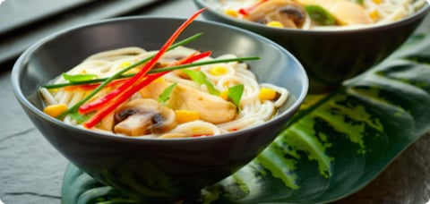 SOUPE TONKINOISE AU RÔTI DE POITRINE DE POULET