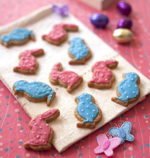 Sablés de Pâques aux Amandes et à la Pâte à Sucre