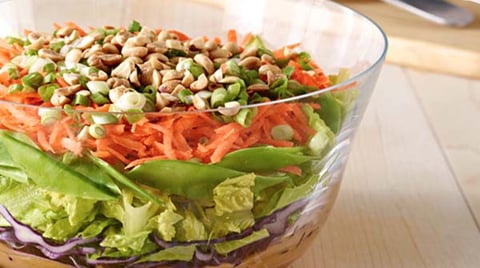 Salade Étagée à l'orientale
