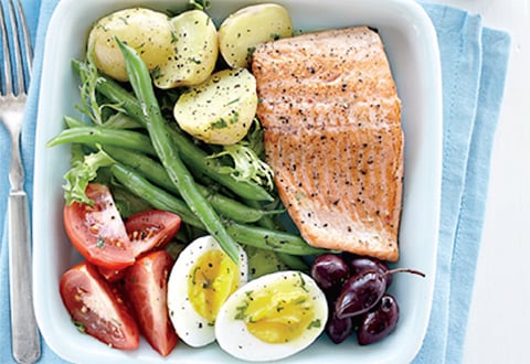 Salade Niçoise à la Truite