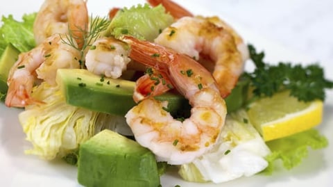 Salade d'Avocat et de Crevettes