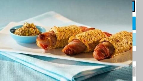 Saucisses Enrobées de Pain et de Bacon
