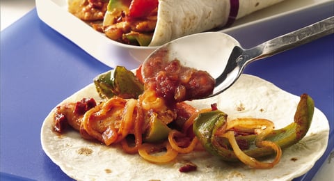 Sauté de Poulet Grillé Style Fajitas