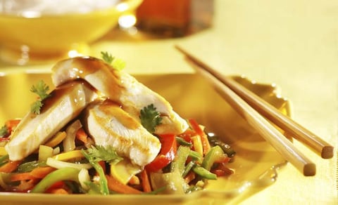 Sauté de Poulet Teriyaki à l'érable