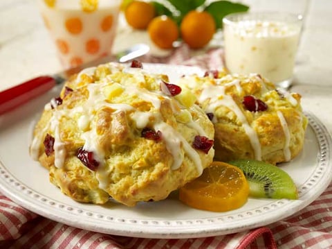 Scones aux Poires et aux Canneberges
