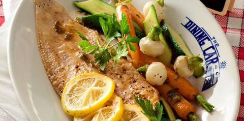 Sole Meunière et Légumes Printaniers