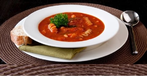 Soupe Minestrone sur le Pouce