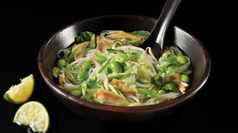 Soupe Tonkinoise au Poulet et aux Edamames