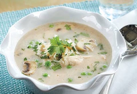 Soupe au Poulet à la Thaïe