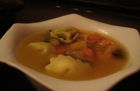 Soupe aux Tortellinis et Légumes