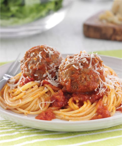 Spaghetti et Boulettes de Viande