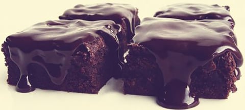 St-Hubert Brownies au Chocolat et Sauce