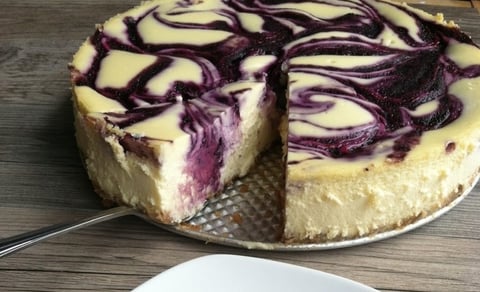 Tarte au Fromage à la Crème et aux Bleuets