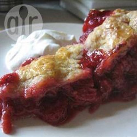 Tarte aux Fraises et à la Rhubarbe