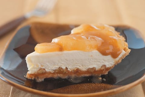 Tarte aux Pommes et au Sundae au Caramel