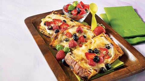 Tartines aux Trois Fruits