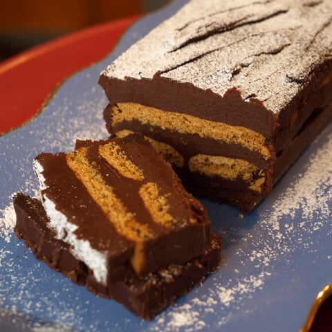 Terrine de Chocolat Noir au Spéculoos