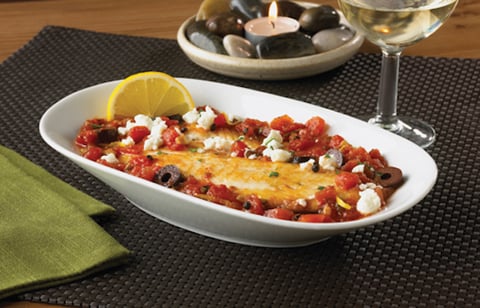 Tilapia avec Tomates et Feta
