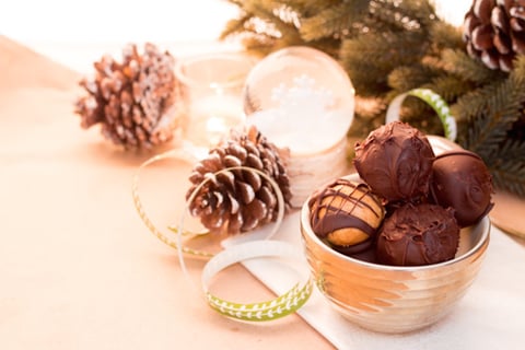 Truffes Croustillantes au Beurre D’arachide