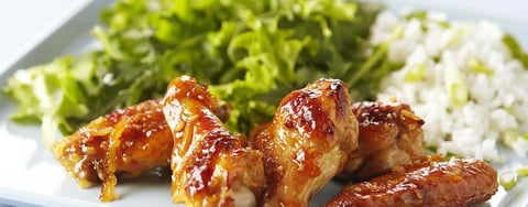 Ailes de Poulet à la Marmelade de Soya