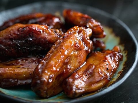 Ailes de Poulet au Bourbon et Sirop D’érable