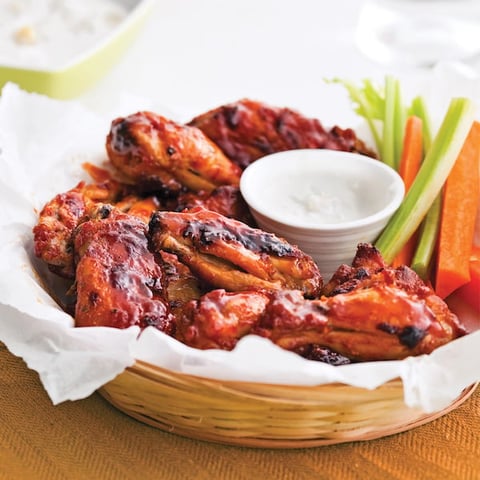 Ailes et Pilons de Poulet Sauce Barbecue à L'érable
