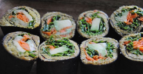 Algues et Makis Végétariens