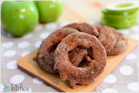 RONDELLES DE POMME À LA CANNELLE!