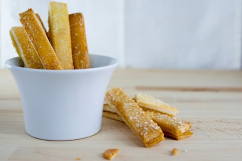 Bâtons de Tarte aux Pommes