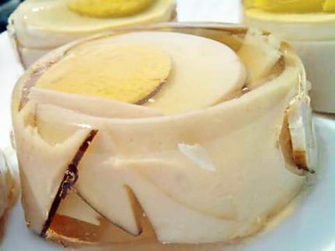 Aspic aux Oeuf et Jambon