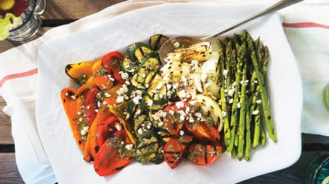 Assiette Estivale de Légumes Grillés