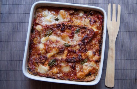 AUBERGINES À LA PARMIGIANA