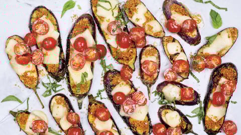 Aubergines Gratinées au Fontina