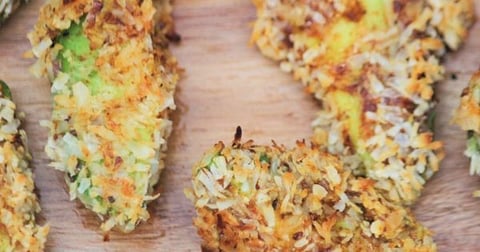 Avocat Frite en Croûte de Noix de Coco