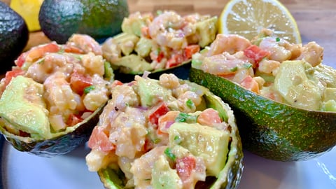 Avocats Farcis aux Crevettes Nordiques
