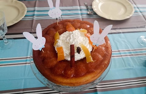 Baba de Pâques aux Agrumes