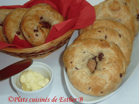 Bagels à L’orange et aux Canneberges (MAP)