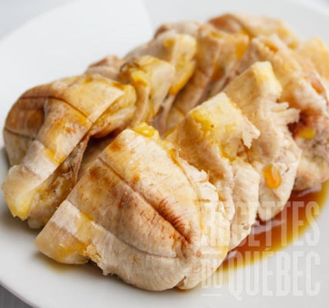 BANANE GRILLÉE À L'AMARETTO