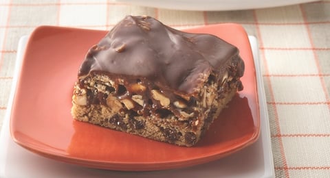Barres au Chocolat et au Caramel pour les Sages et Moins Sages (sans gluten)