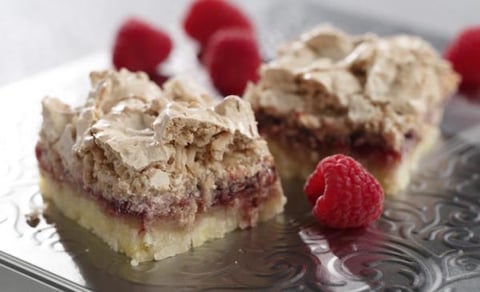 Barres de Meringue aux Framboises