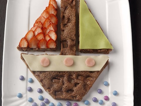Bâteau Choco Banane Poire