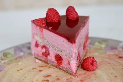 Bavarois aux Framboises Sans Gluten