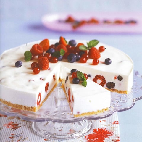 Bavarois aux Fruits Rouges