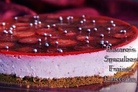 BAVAROIS FRAISES SPECULOOS