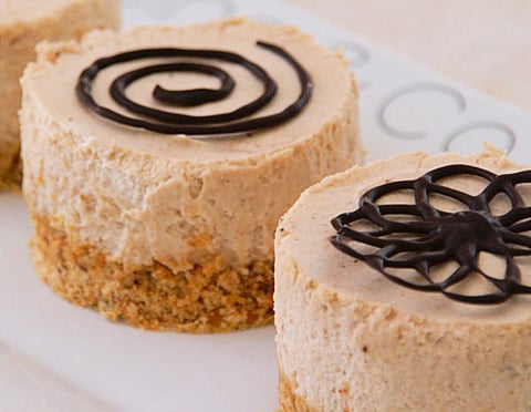 Bavarois Mousse de Marrons et Pralin