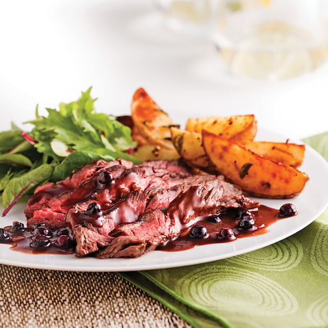 Bavette de Bœuf aux Bleuets