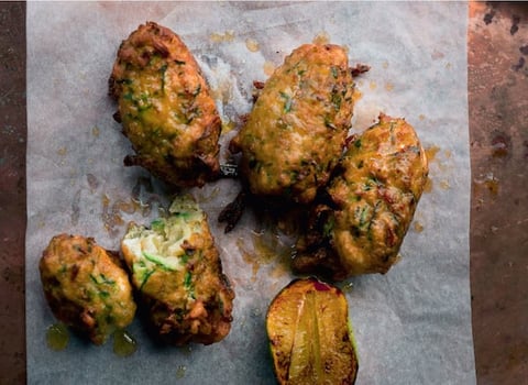 Beignets aux Courgettes et au Fromage Manouri